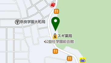 暖中奈良学園前店の地図画像