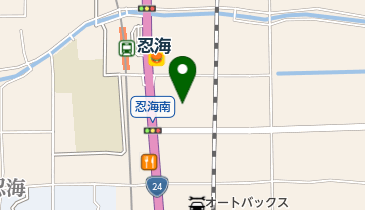 ウィズヘアーオークワ葛城忍海店の地図画像