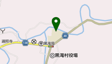 黒滝村立黒滝中学校の地図画像