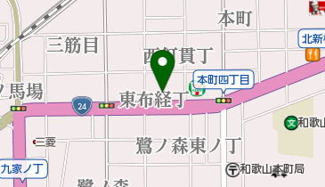 origin理容室の地図画像