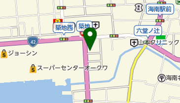 ヤマハ音楽教室海南センターの地図画像