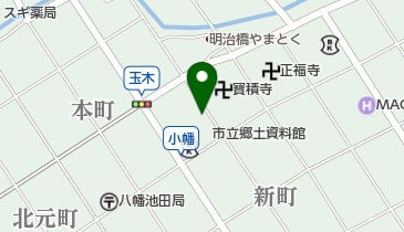 麻香近江八幡店の地図画像