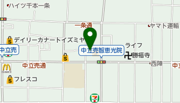 花友じゅらくだいの地図画像