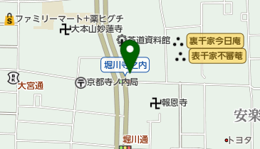 表千家の地図画像