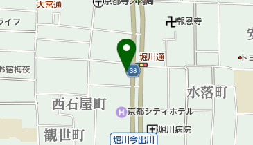 カーニバル堀川今出川店の地図画像