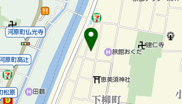 心-花雫-舞妓体験の地図画像