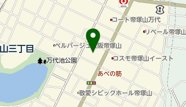 NAGOMI帝塚山店の地図画像