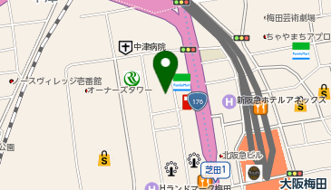 エステ・ステーション梅田本店の地図画像