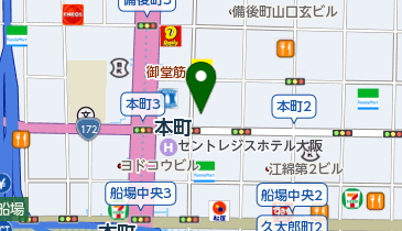 ミスタークイックマン本町店の地図画像