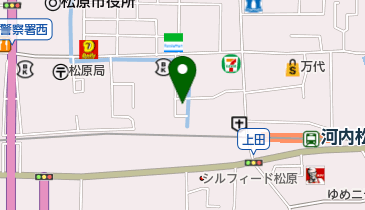 フラワー松原店の地図画像
