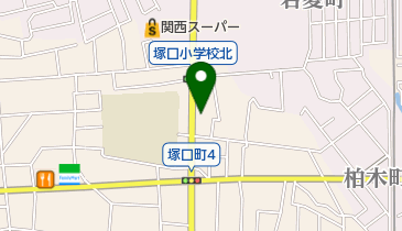 しろうま動物病院の地図画像