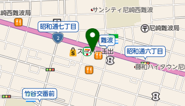 カットスタジオアッシュ三和店の地図画像