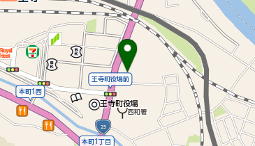 メガネ本舗王寺店の地図画像