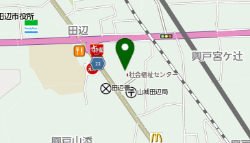 京田辺市立 社会福祉センターの地図画像
