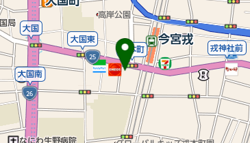 スタジオK2の地図画像