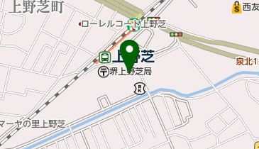 くるみ薬局上野芝店の地図画像