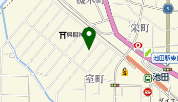 岡崎内科の地図画像