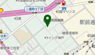 時見の靴の地図画像