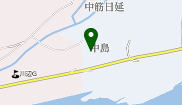 川辺の湯理容店の地図画像