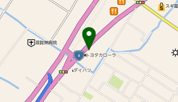 道楽箱栗東店の地図画像