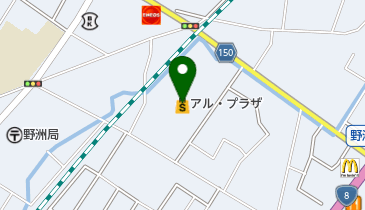 ex-selectアルプラザ野洲店の地図画像