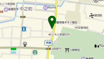 ライブハウスビルボードの地図画像