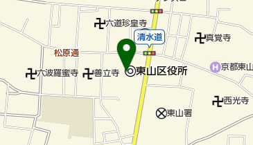 京都市役所 環境政策局 東山エコまちステーションの地図画像