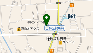 京都市役所 環境政策局 山科エコまちステーションの地図画像