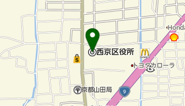 京都市役所 環境政策局 西京エコまちステーションの地図画像