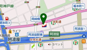 スタジオファイブ」(大阪市西区-写真/DPE-〒550-0005)の地図