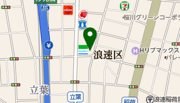 Fレンタカーの地図画像