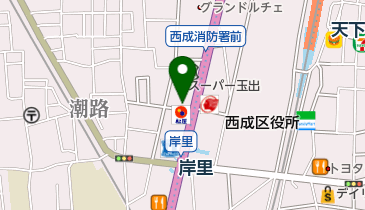 ファミリー薬局岸里店の地図画像