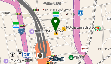 アニメイト梅田店の地図画像