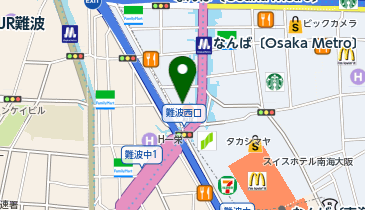 ECC外語学院なんば校の地図画像