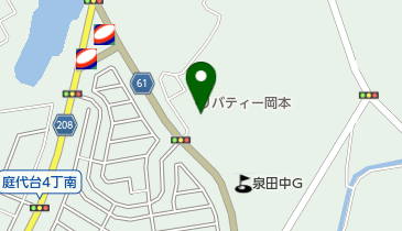 クリーニングのライフ御池台店の地図画像