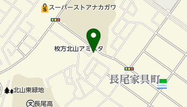 長尾家具町集会所の地図画像