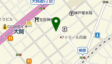 メンズヘアーショップズーエの地図画像