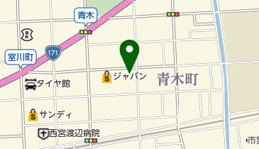 西宮高齢者事業団 居宅介護支援事業所の地図画像