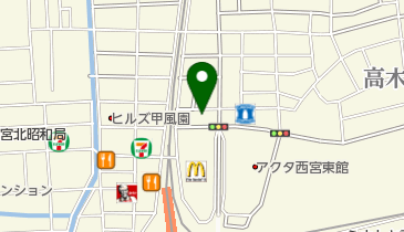 崇教真光西宮準道場の地図画像