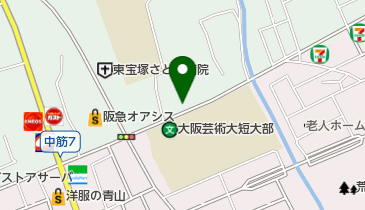 宝塚はちみつの地図画像
