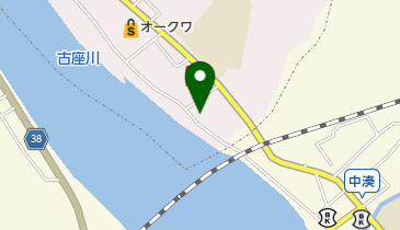 クボ理容の地図画像