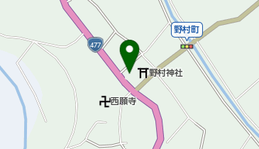 野村町自治会館の地図画像