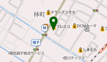 SEIYOSHAフレスコ能登川店の地図画像