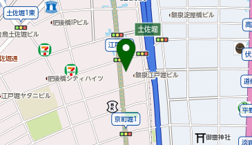 ツキムラ肥後橋店の地図画像