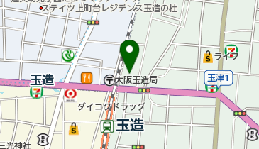 真如苑玉造布教所の地図画像