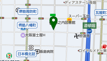 新長堀診療所 内科 周辺の冠婚葬祭 Navitime