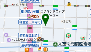 株式会社あきんど 心斎橋店の地図画像