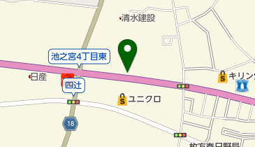 飛騨牛乳ライオンミルクセンターの地図画像