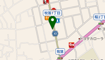 美容室ループの地図画像