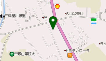 猪野自動車の地図画像